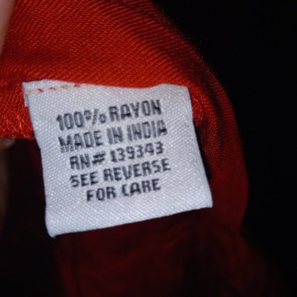 Red Dress w/ Grey Embroidery and a back cutout. - Picture 7 of 7